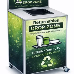 Returnables Drop Zone Clearing Station